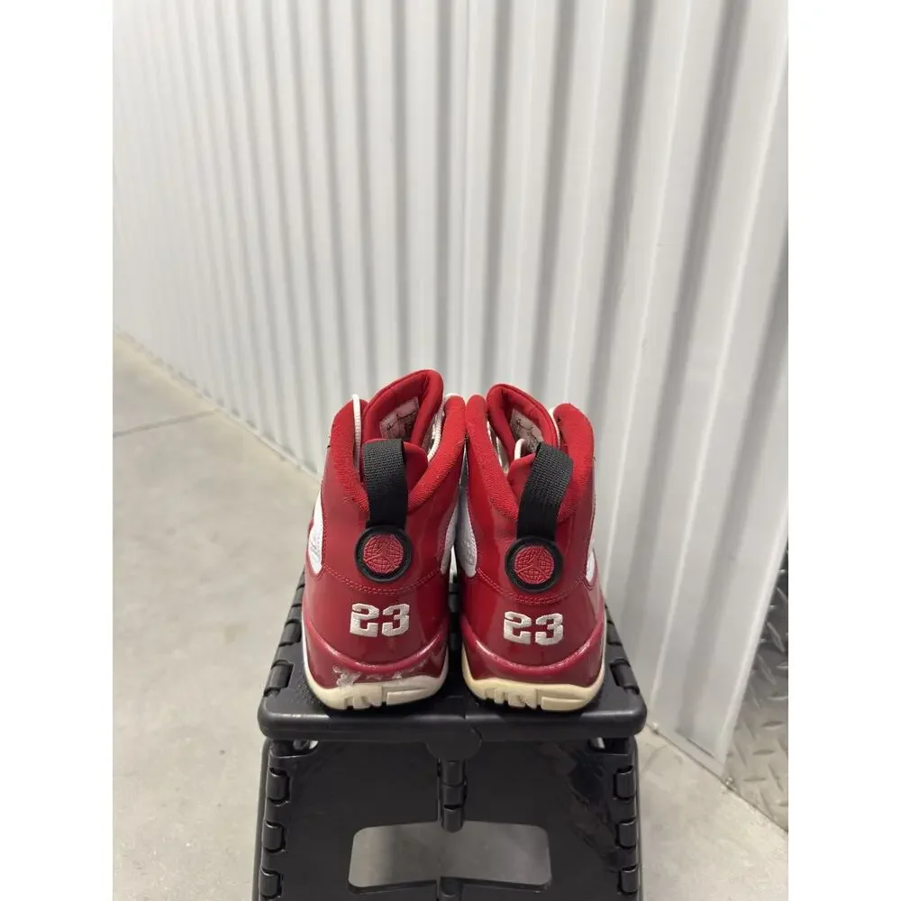 Nike Air Jordan 9 Gym Red White Black 2019 Size 9.5 Men's - 302370-160